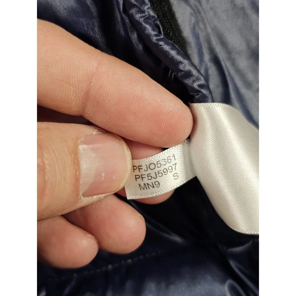 Calvin‎ Klein Performance Womens Small Navy Hybrid Puffer Duck Down Jacket Coat
